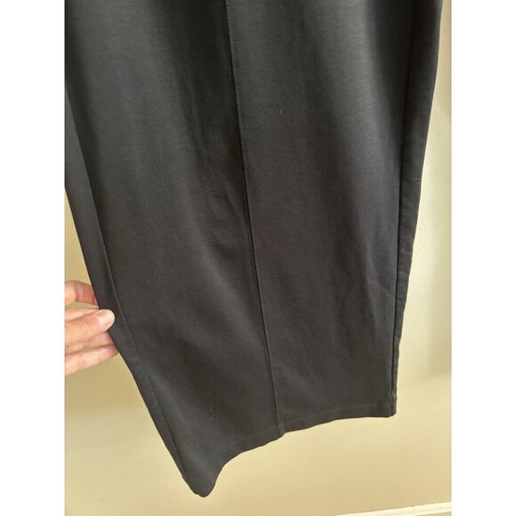 ATHLETA Black Wide Leg Pockets Pants Pull On Cropped Flowy Size XL TALL - Picture 4 of 13